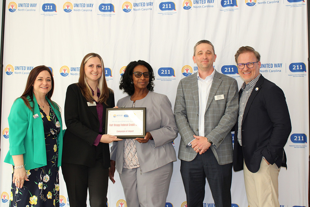 FBFCU accepting the Best Practice Award