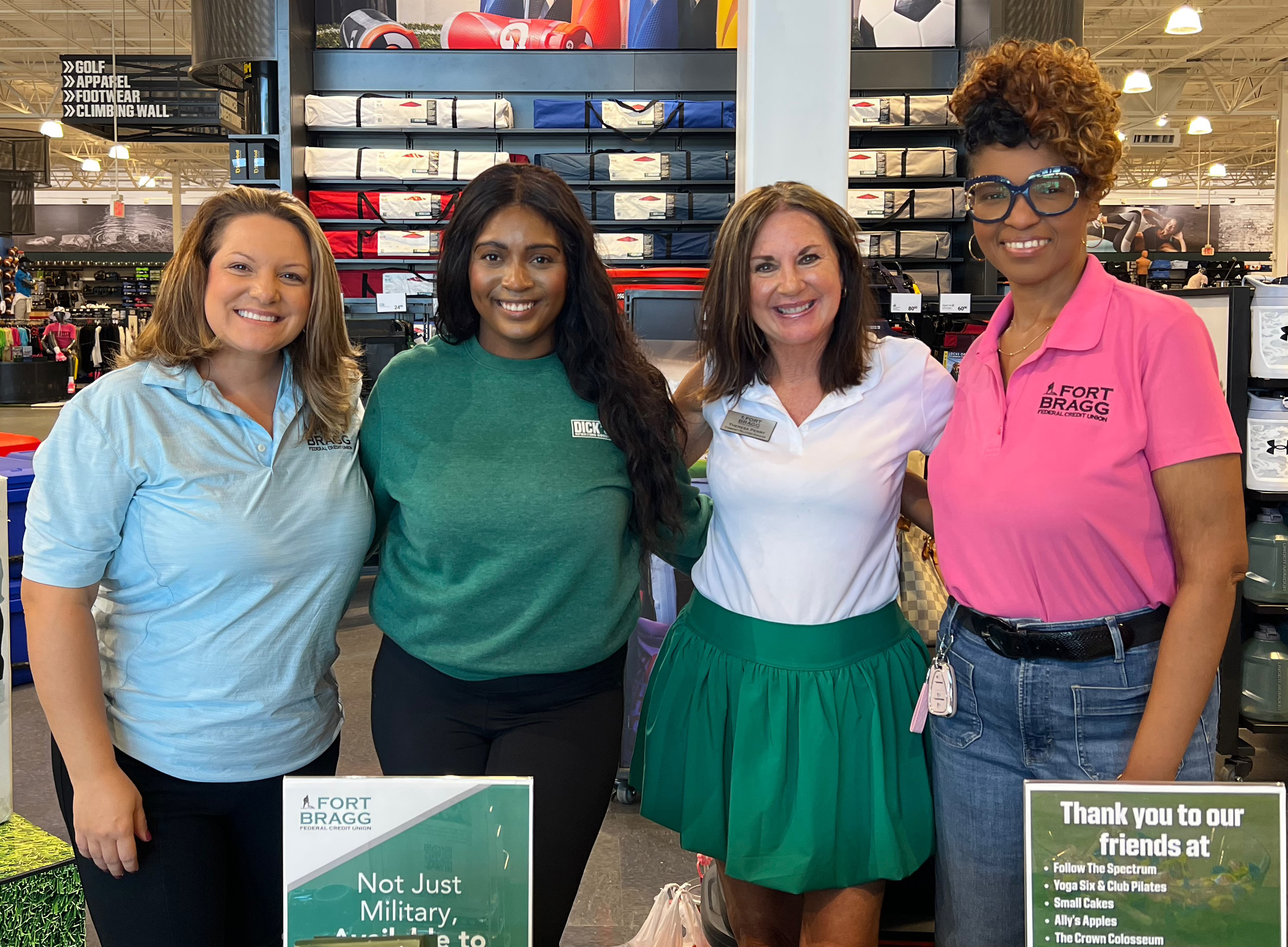 FBFCU Employees at Dicks Sporting Goods Back to School Event