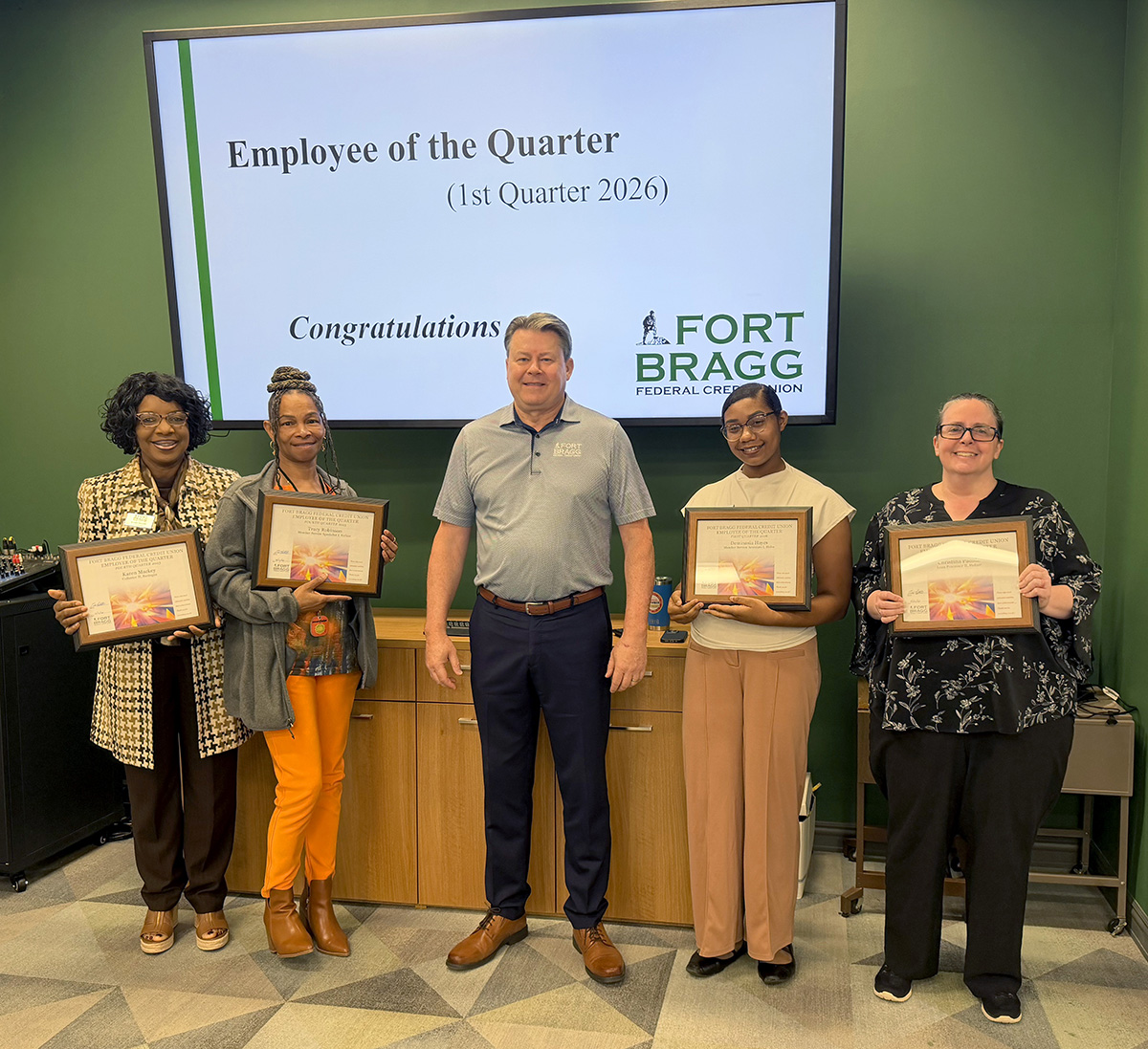 FBFCU Employee of the Quarter Winners