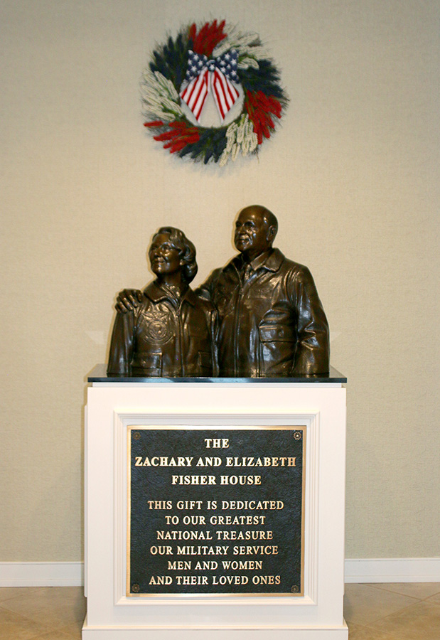 Statue in Fisher House